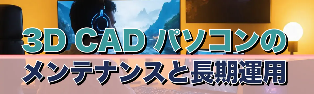 3D CAD パソコンのメンテナンスと長期運用