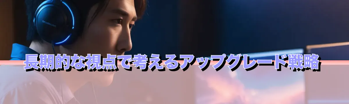 長期的な視点で考えるアップグレード戦略