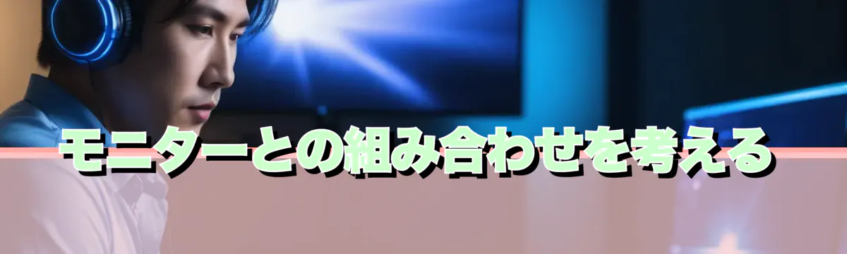 モニターとの組み合わせを考える