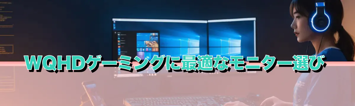 WQHDゲーミングに最適なモニター選び