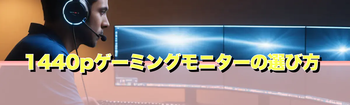 1440pゲーミングモニターの選び方