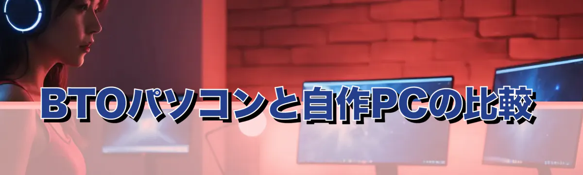 BTOパソコンと自作PCの比較