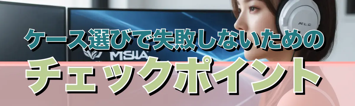 ケース選びで失敗しないためのチェックポイント