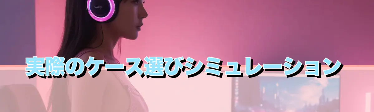 実際のケース選びシミュレーション