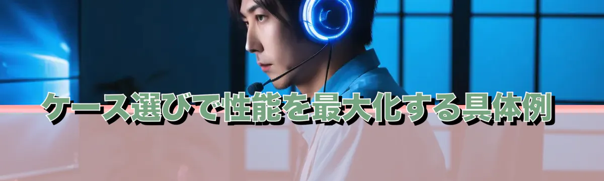 ケース選びで性能を最大化する具体例