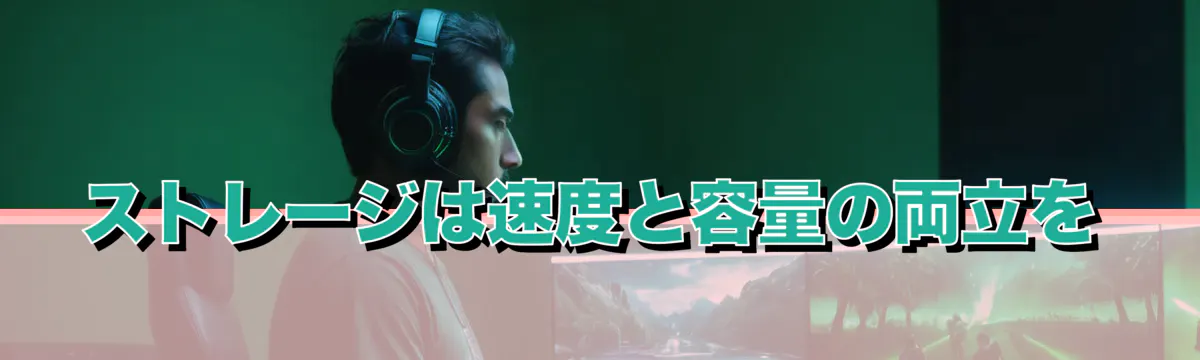 ストレージは速度と容量の両立を