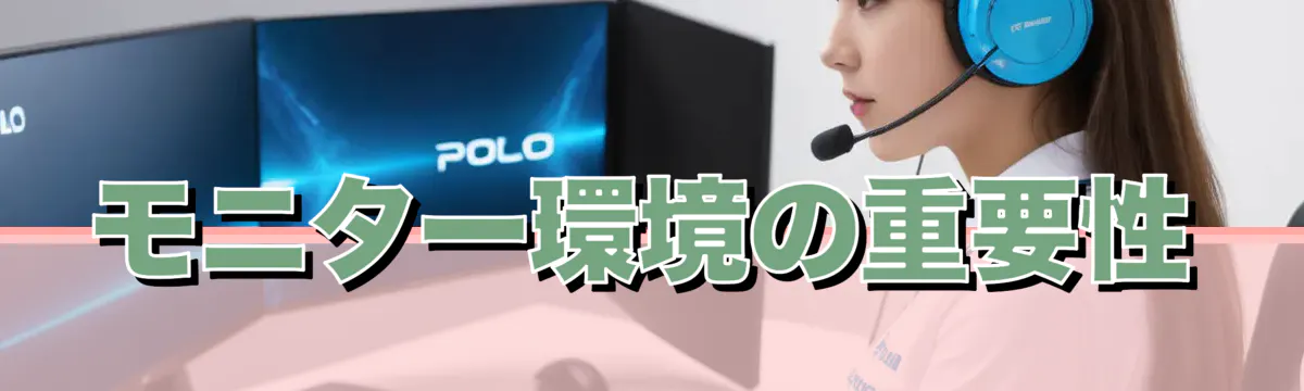 モニター環境の重要性