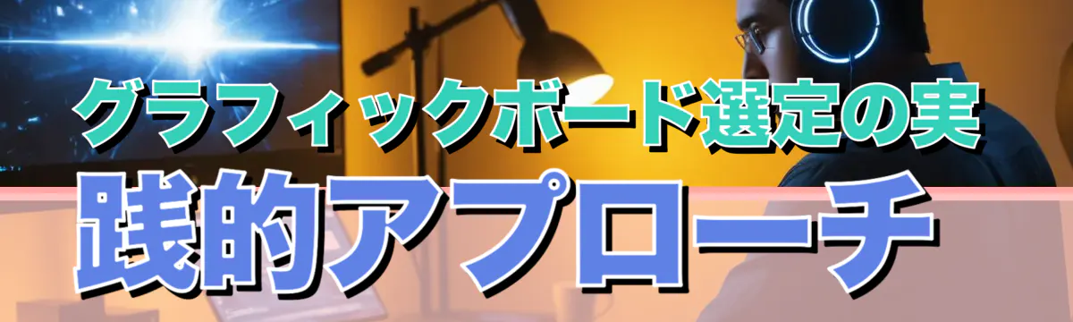 グラフィックボード選定の実践的アプローチ