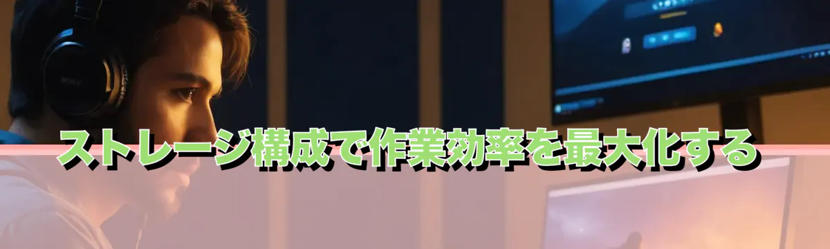 ストレージ構成で作業効率を最大化する
