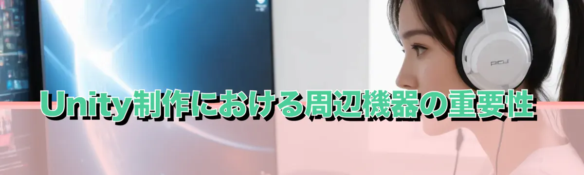 Unity制作における周辺機器の重要性