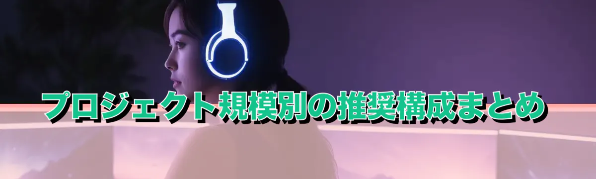 プロジェクト規模別の推奨構成まとめ