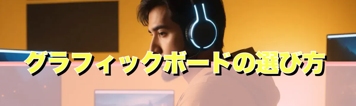 グラフィックボードの選び方