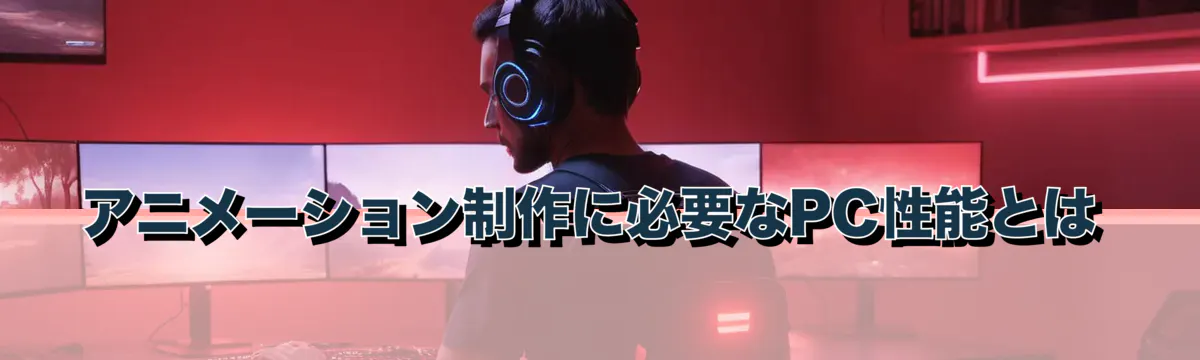 アニメーション制作に必要なPC性能とは