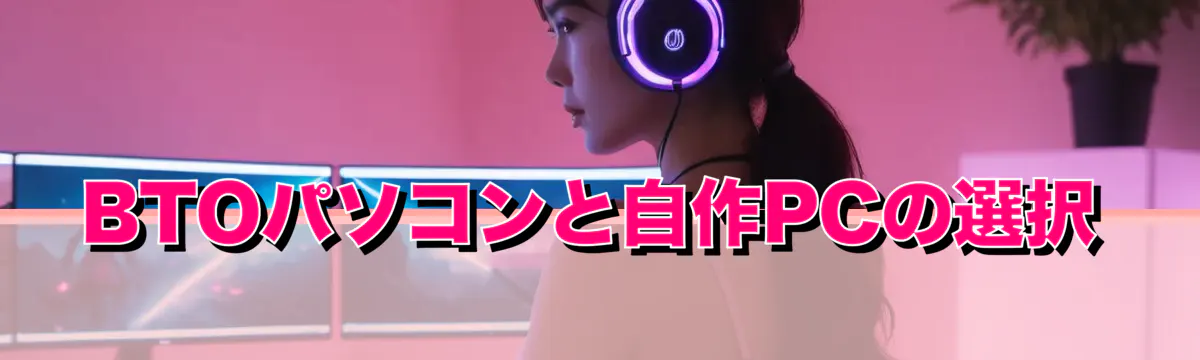 BTOパソコンと自作PCの選択
