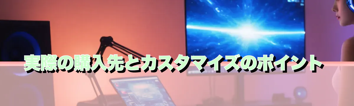 実際の購入先とカスタマイズのポイント