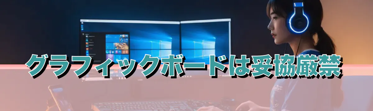 グラフィックボードは妥協厳禁