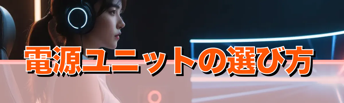 電源ユニットの選び方