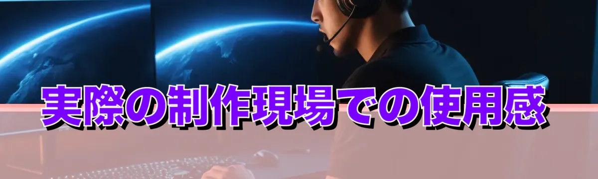 実際の制作現場での使用感