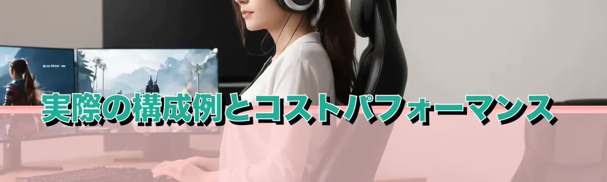 実際の構成例とコストパフォーマンス