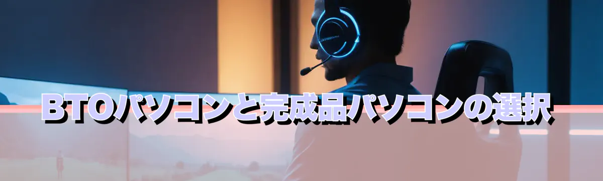 BTOパソコンと完成品パソコンの選択