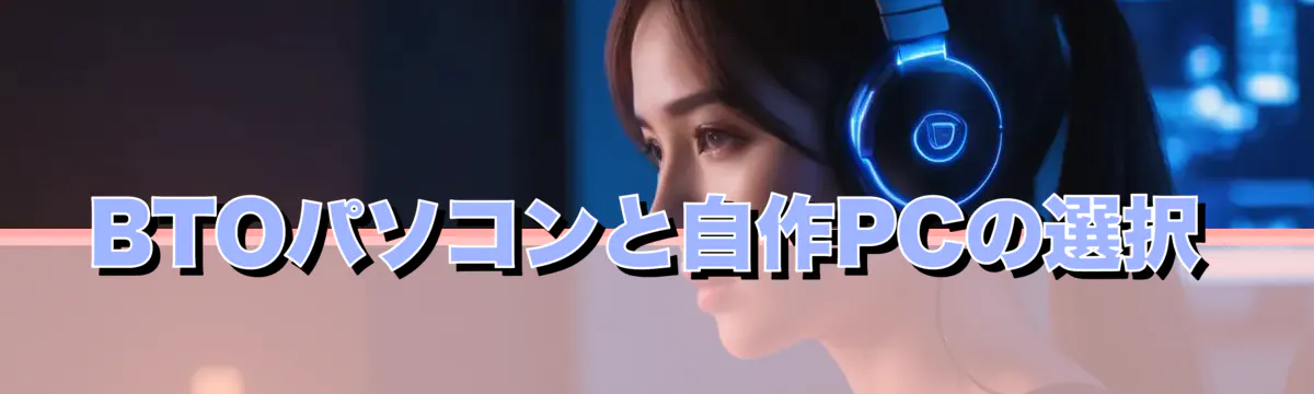 BTOパソコンと自作PCの選択