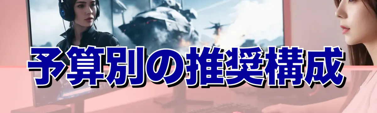 予算別の推奨構成