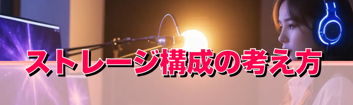 ストレージ構成の考え方