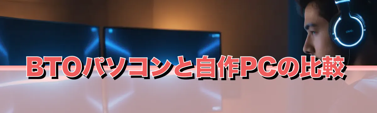 BTOパソコンと自作PCの比較