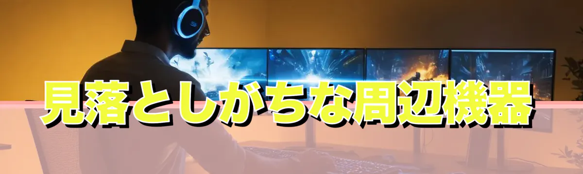 見落としがちな周辺機器