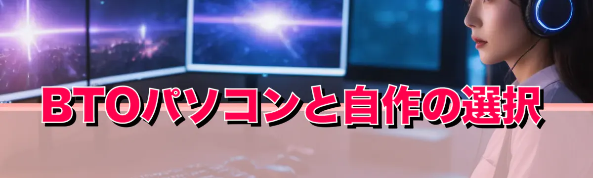 BTOパソコンと自作の選択