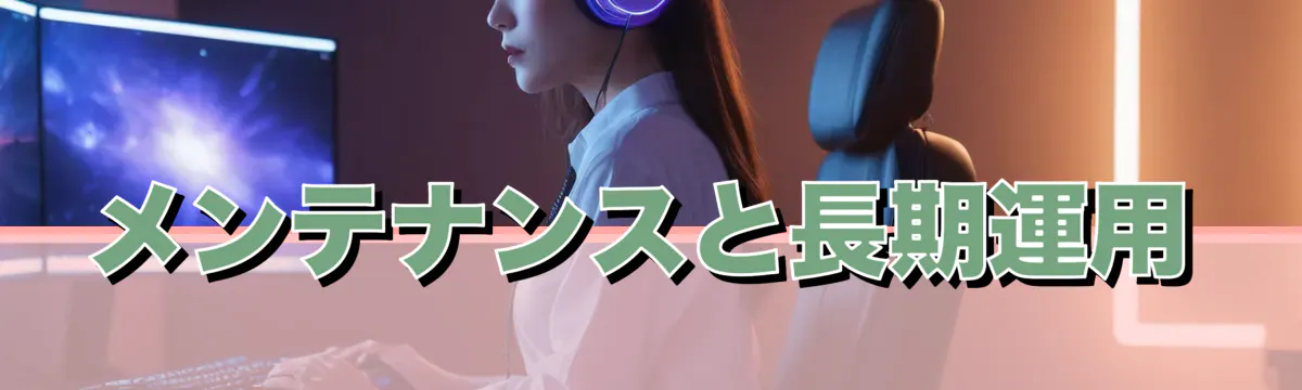 メンテナンスと長期運用