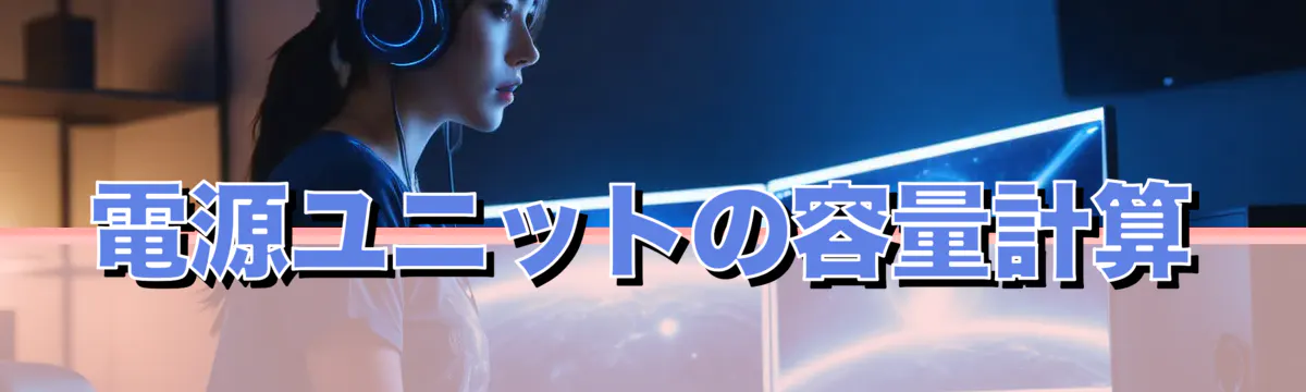 電源ユニットの容量計算