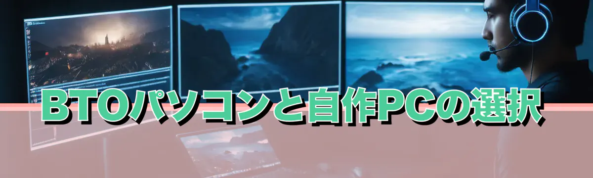 BTOパソコンと自作PCの選択