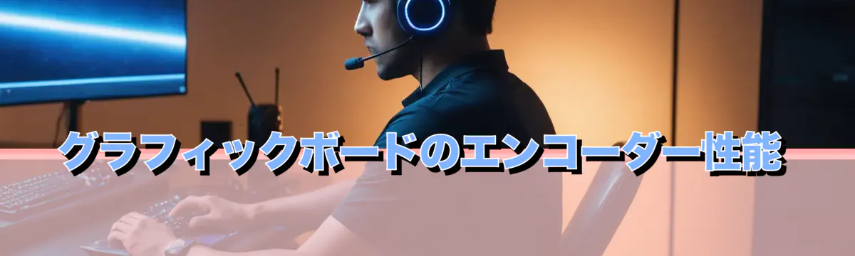 グラフィックボードのエンコーダー性能