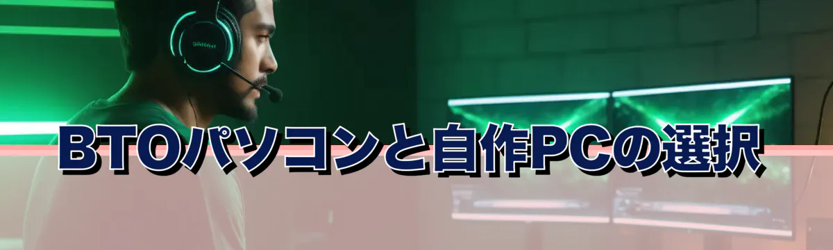 BTOパソコンと自作PCの選択
