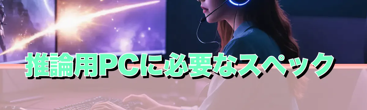 推論用PCに必要なスペック