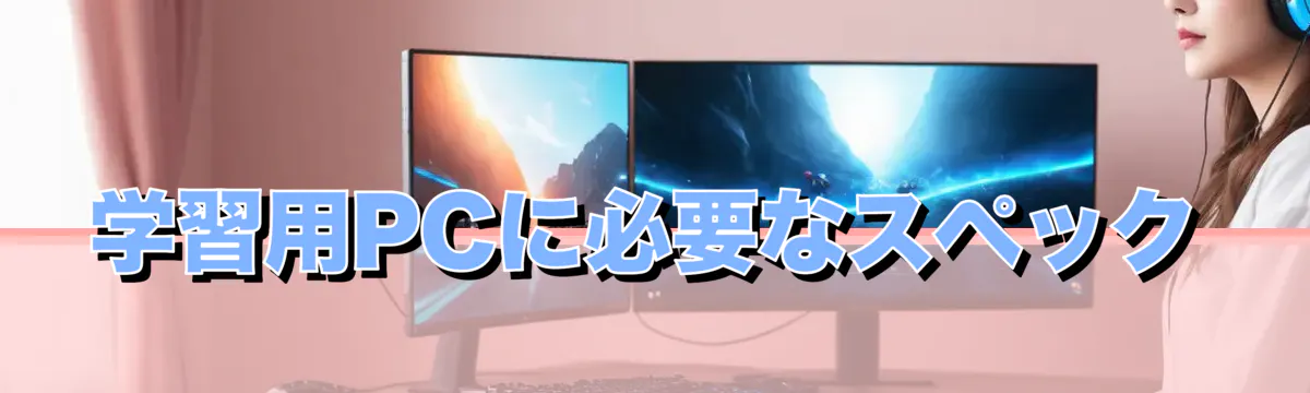 学習用PCに必要なスペック