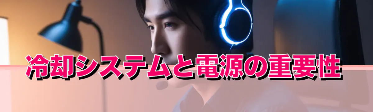 冷却システムと電源の重要性