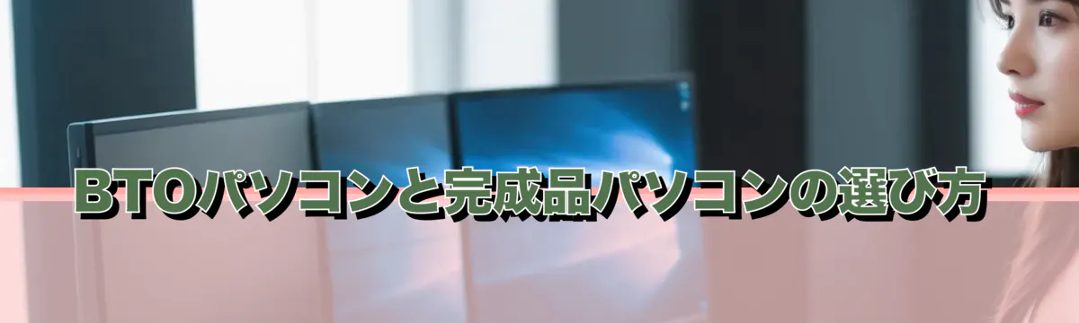 BTOパソコンと完成品パソコンの選び方