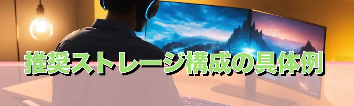 推奨ストレージ構成の具体例
