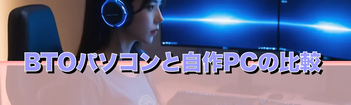 BTOパソコンと自作PCの比較
