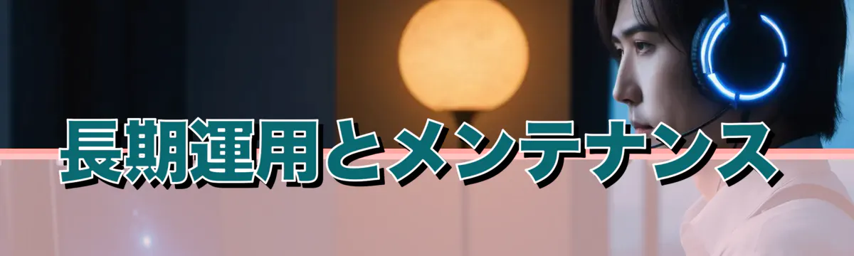 長期運用とメンテナンス