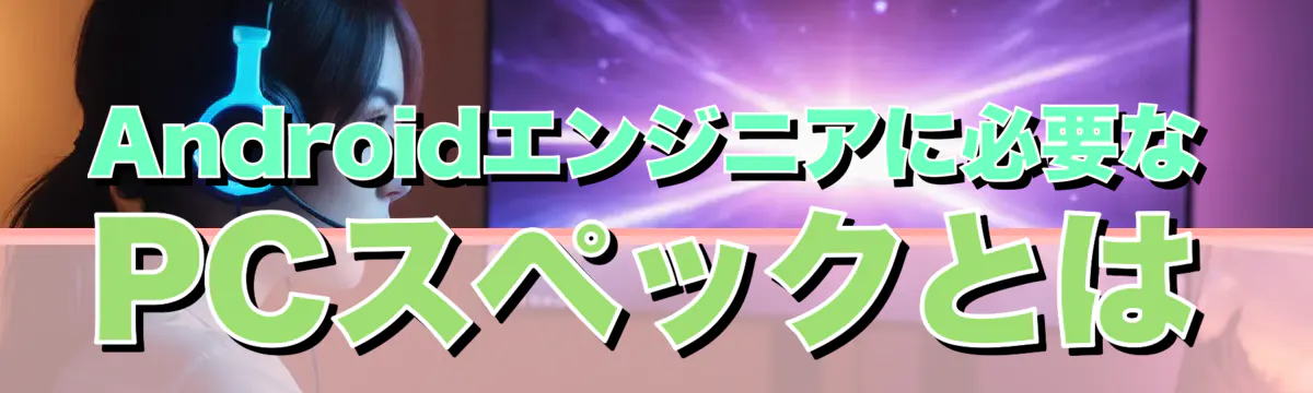 Androidエンジニアに必要なPCスペックとは