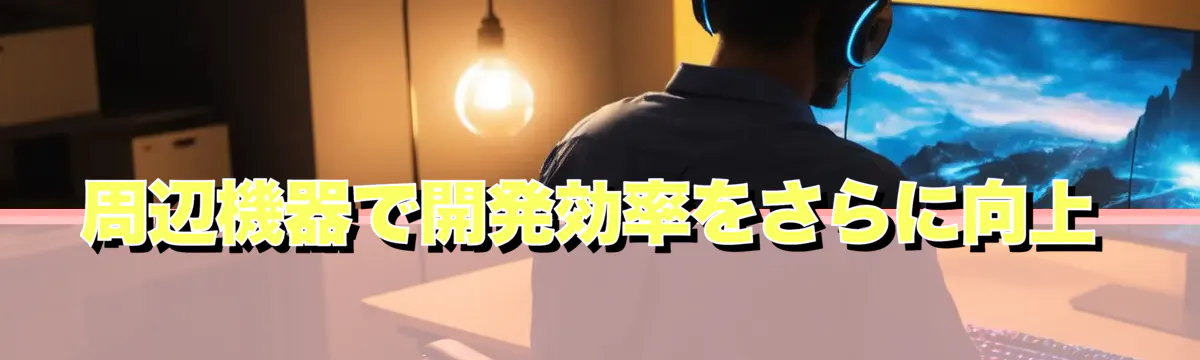 周辺機器で開発効率をさらに向上