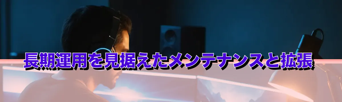 長期運用を見据えたメンテナンスと拡張