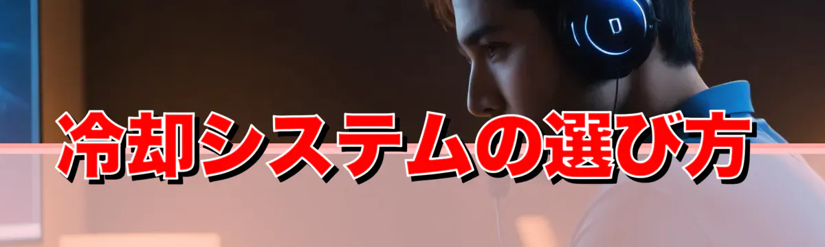 冷却システムの選び方
