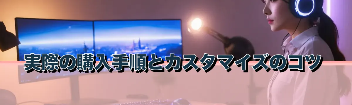 実際の購入手順とカスタマイズのコツ