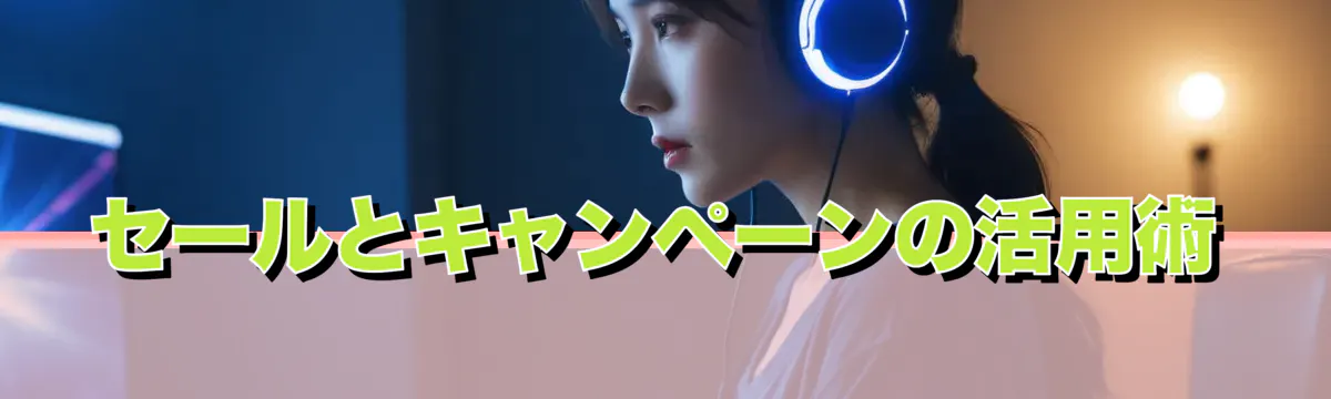 セールとキャンペーンの活用術