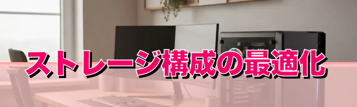ストレージ構成の最適化