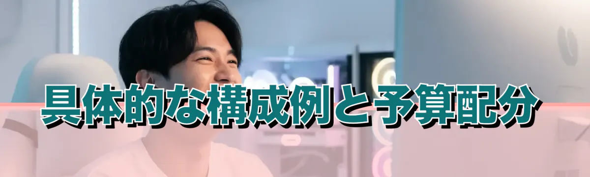 具体的な構成例と予算配分